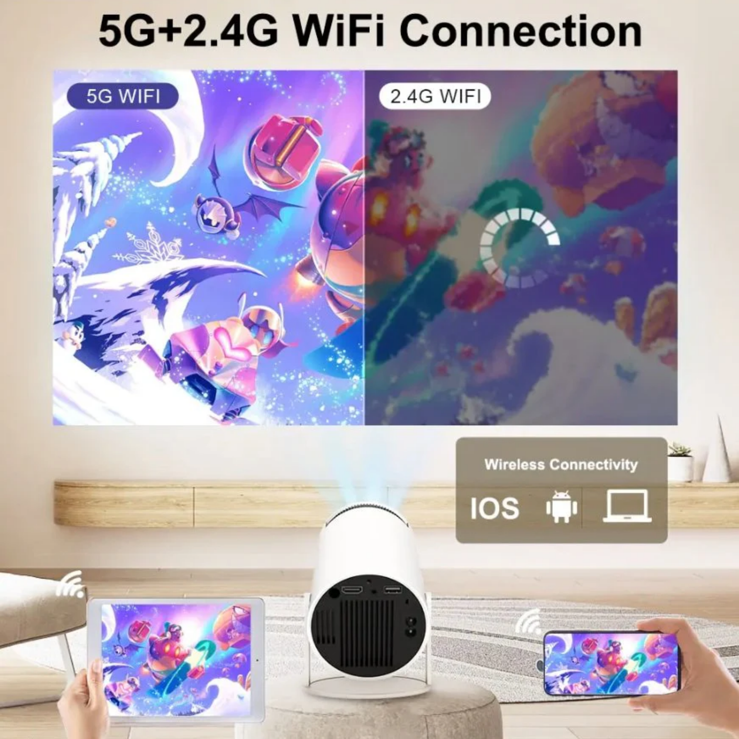 Cozytime™ Portable Projector