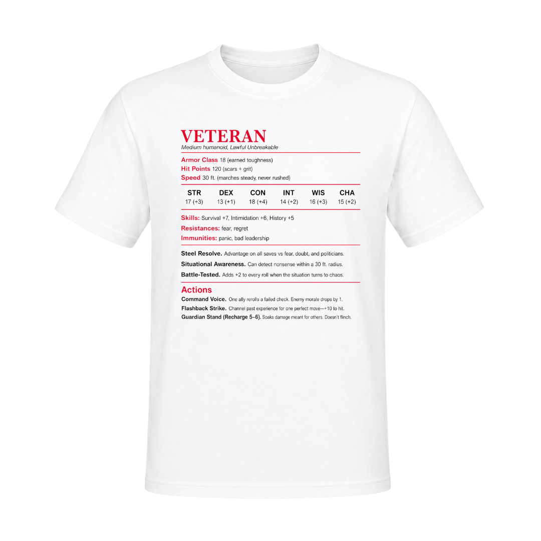 Veteran Stats Classic Unisex T-Shirt