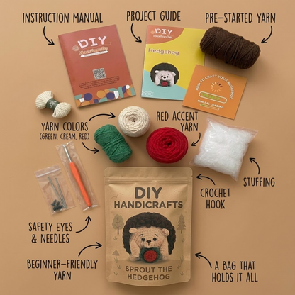 Hedge Hog Crochet Kit