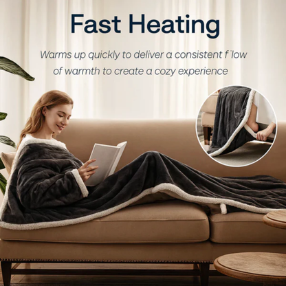 The Heated Wearable Blanket