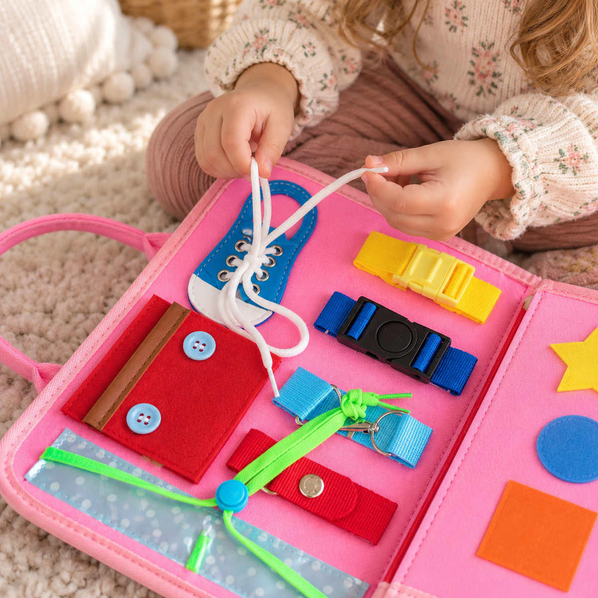 Cozytime™ Montessori Busy Board