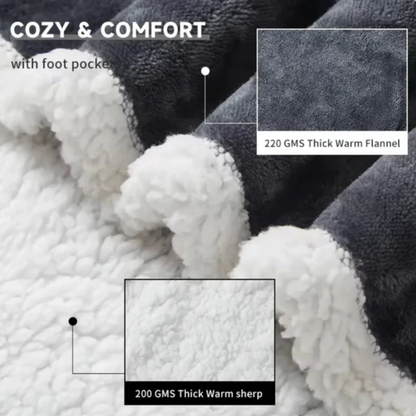 The Heated Wearable Blanket