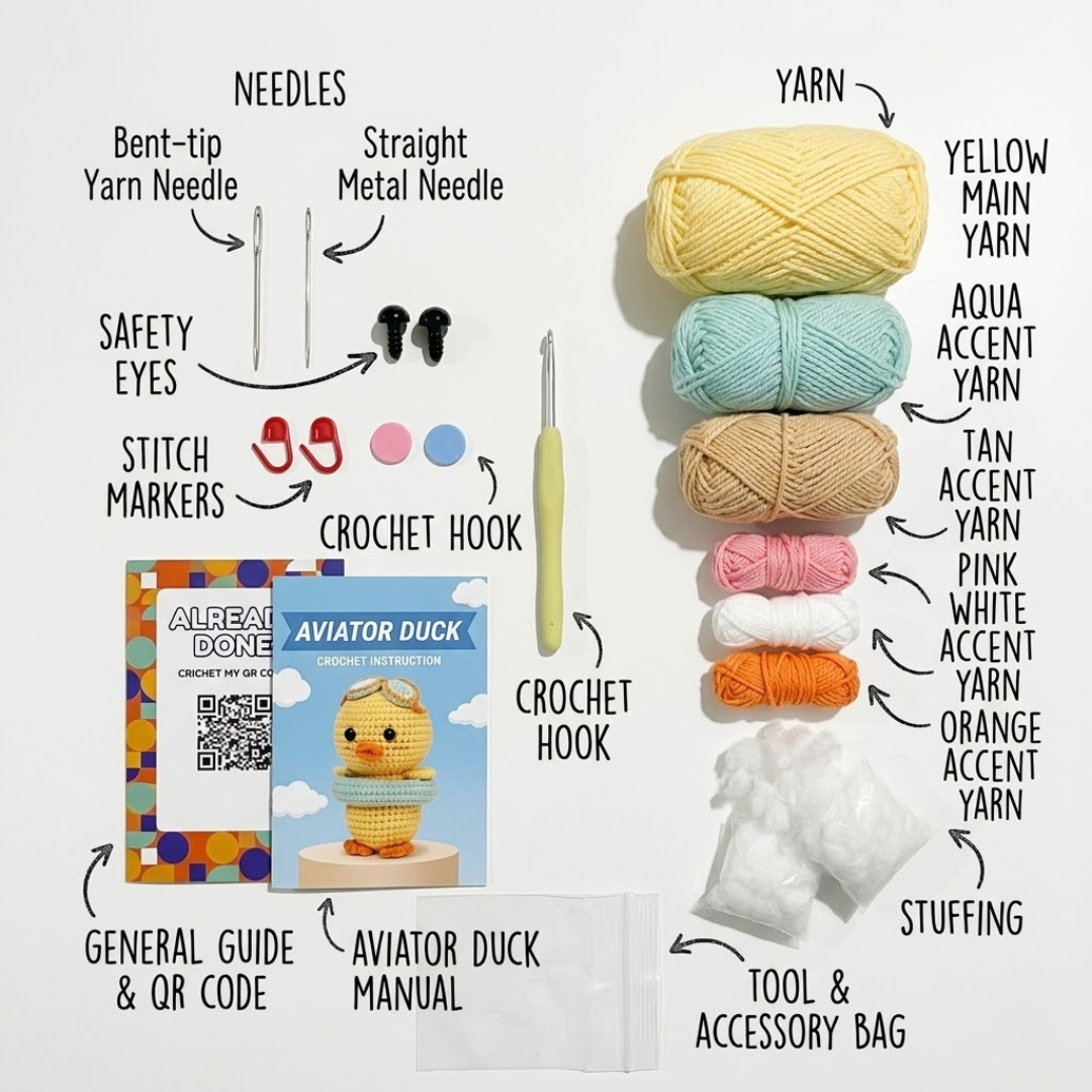 Sunny Chick Crochet Kit