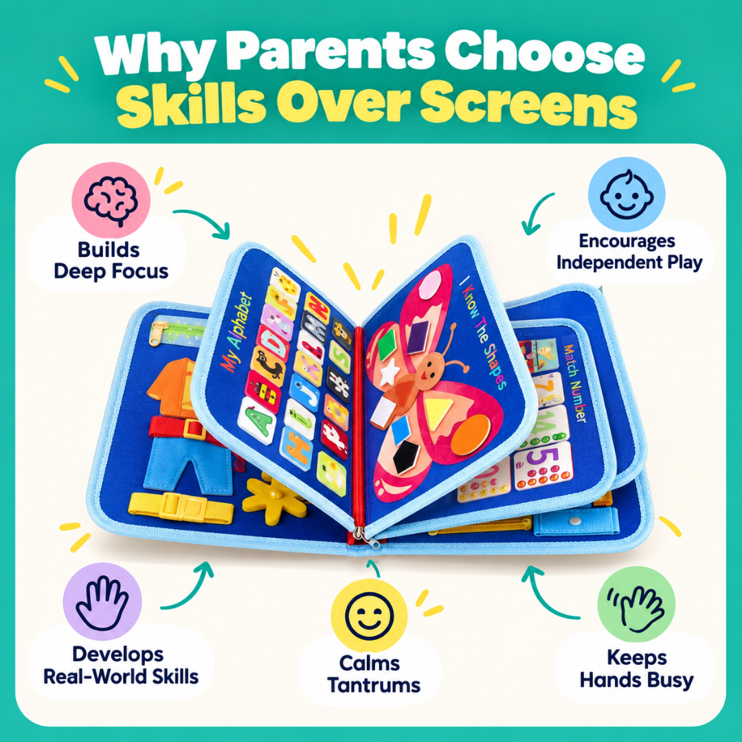 Cozytime™ Montessori Busy Board