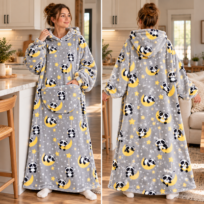 Panda Moonlight Blanket