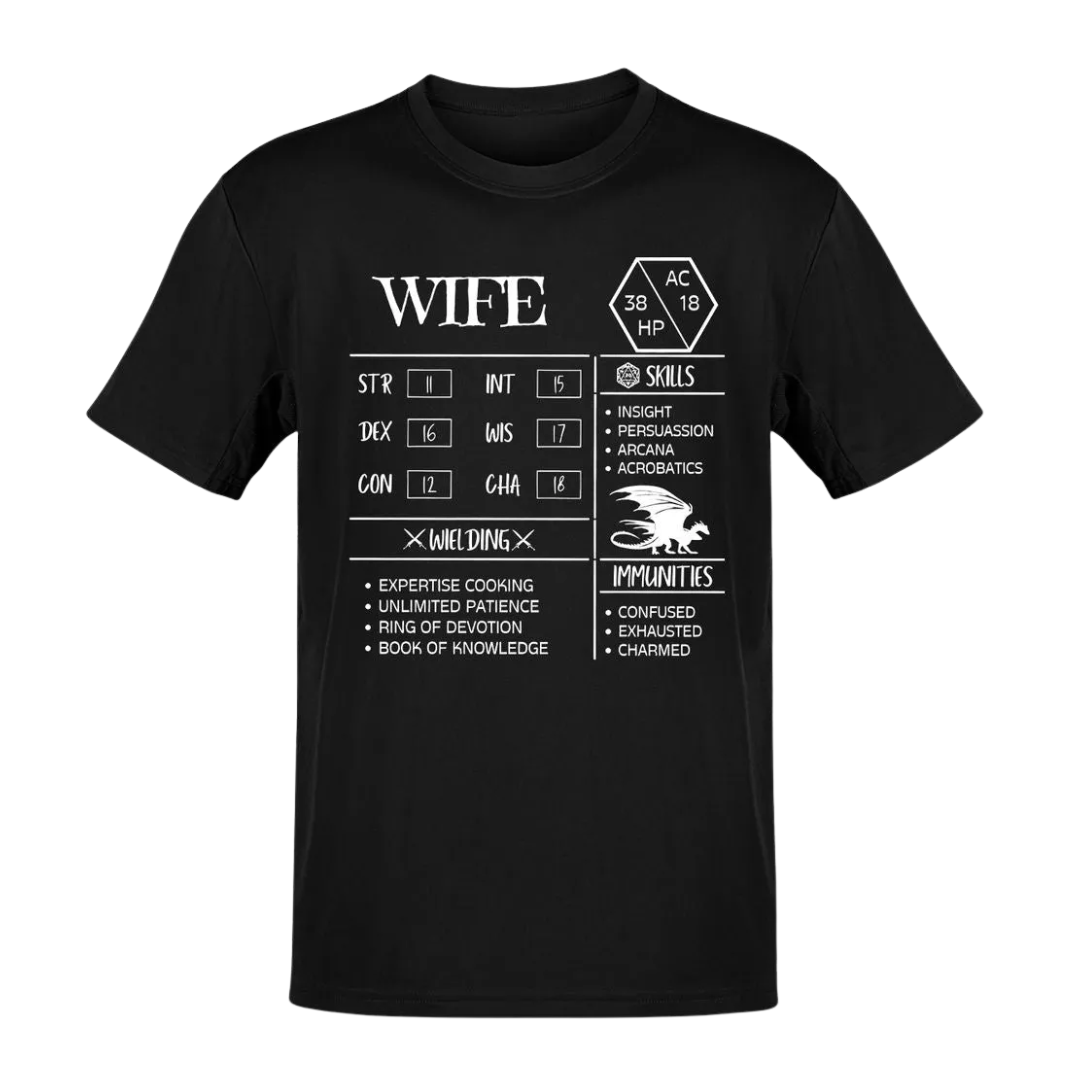 Wife Character Stats Classic Unisex T-Shirt