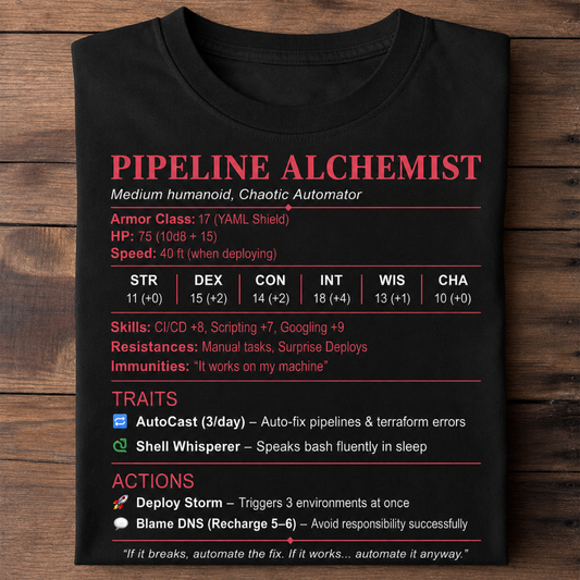 DEVOPS Stats (Pipeline Alchemist) Classic Unisex T-Shirt