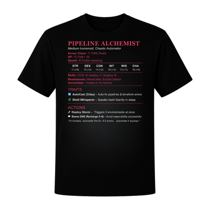 DEVOPS Stats (Pipeline Alchemist) Classic Unisex T-Shirt