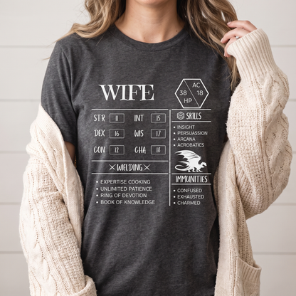 Wife Character Stats Classic Unisex T-Shirt
