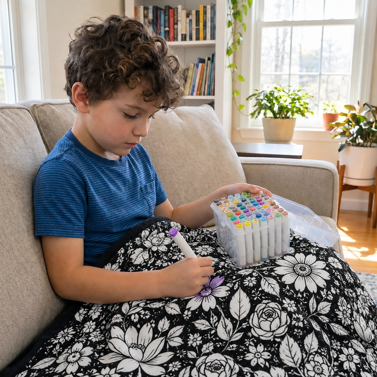 CozyTime™ Coloring Blanket